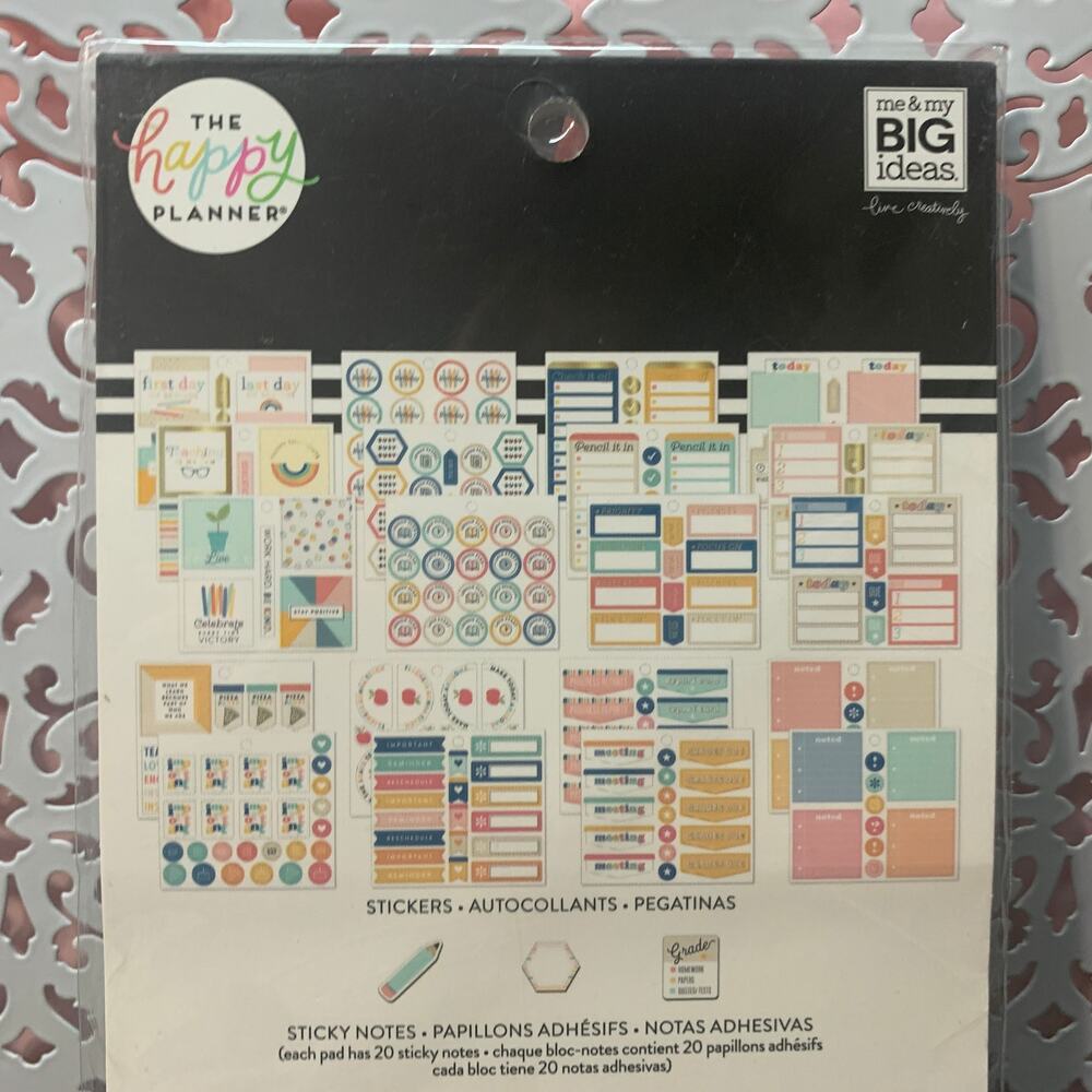 NIP MAMBI The Happy Planner stickers cardstock sticky notes PLMP-25 327 pieces - Picture 4 of 6